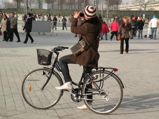  Photographe à vélo